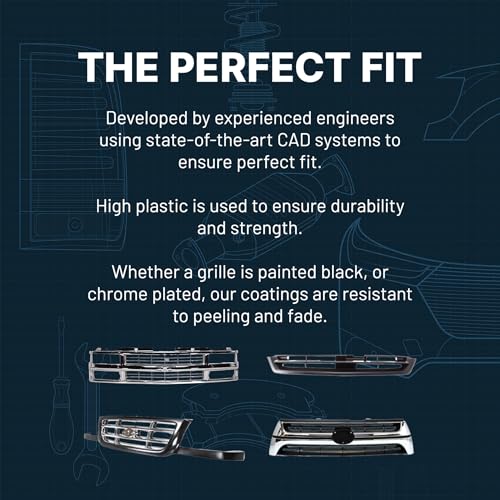 Garage-Pro Grille Assembly Compatible with Ford F-250 Super Duty 2006-2007