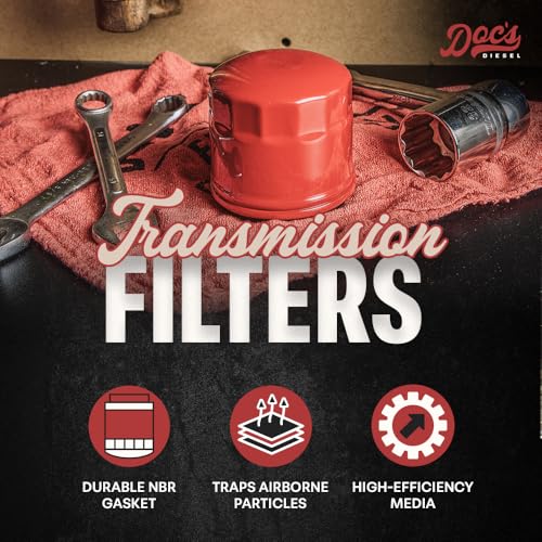 Doc's Diesel Transmission Filter Kit DF209 | Compatible with Chevrolet/GMC 6.6L Duramax 2500HD/3500HD 2001-2019 | Replaces 29539579