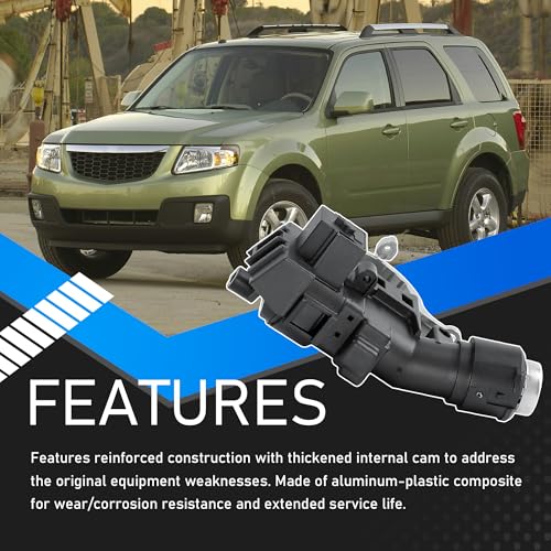 YzusGomumu Ignition Switch Lock Cylinder Assembly Fit for 08-12 Ford Mazda