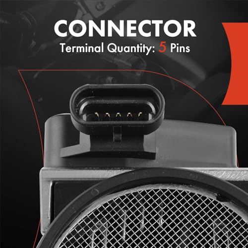 A-Premium Mass Air Flow Sensor Assembly [5 Pins] MAF Compatible with Chevrolet Camaro 1986-1989, Corvette 1986-1989 & Pontiac Firebird 1986-1989
