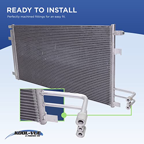 Kool Vue A/C Condenser Compatible with Chevrolet C1500 1994-1999