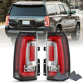 SOCKIR LED Tail Lights Assembly Fit for 2015-2020 GMC Yukon/Yukon XL Denali SLE SLT Rear Brake Lamp with Bulbs and Harness Driver and Passenger Side
