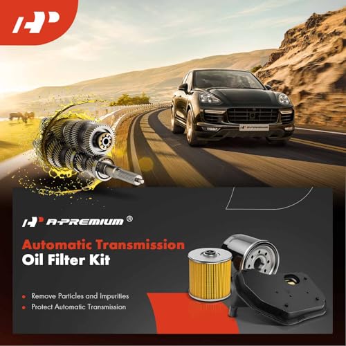 A-Premium Automatic Transmission Fluid Filter with Pan Gasket Compatible with Honda Civic 2014-2020, Fit 2015-2019, HR-V HRV 2016-2020, Replaces 25450P4V013, 254205T0003