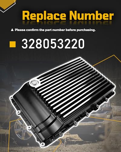 328053220 Heavy Duty Cast 10R80 Aluminum Transmission Oil Pan Fit for Ford