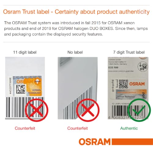 Osram 66340HBI Xenarc 35W D3S PK32D-5 4600K HID Xenon Light Bulb (2 Pack)