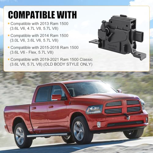 Active Radiator Grille Shutter Actuator Motor Compatible with 2013-2018 Ram 1500 2019-2021 Ram 1500 Classic 3.0L 3.6L 4.7L 5.7L