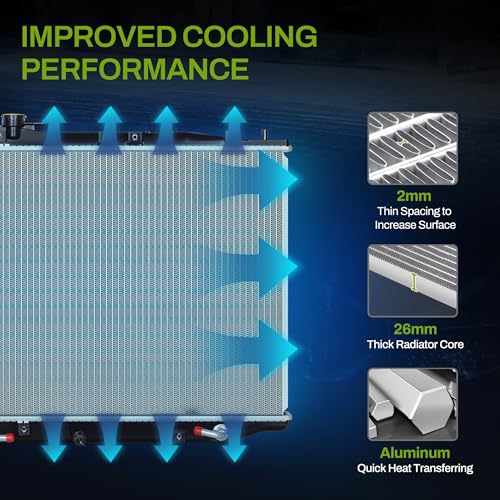 AUTOSAVER88 Radiator Compatible with 2007 2008 Acura TL Base/Type-S 3.2L 3.5L V6