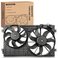 PartsFlow Radiator Cooling Fan Assembly For 2005-2013 Volkswagen Jetta, 2006-2009 Rabbit, 2010-2013 Golf, 2012-2013 Beetle/Passat 620-843