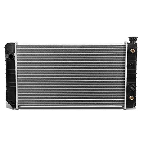 DNA Motoring OEM-RA-681 Factory Style Aluminum Cooling Radiator Compatible with 88-94 Chevy S10 Blazer / 88-93 S10 Pickup / 92-94 Jimmy, 26-1/4‘’ X 16-1/4‘’ X 1-1/4‘’
