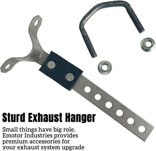 Elifecenter Heavy Duty Tailpipe Exhaust Hangers Flexible Swivel Exhaust Bracket