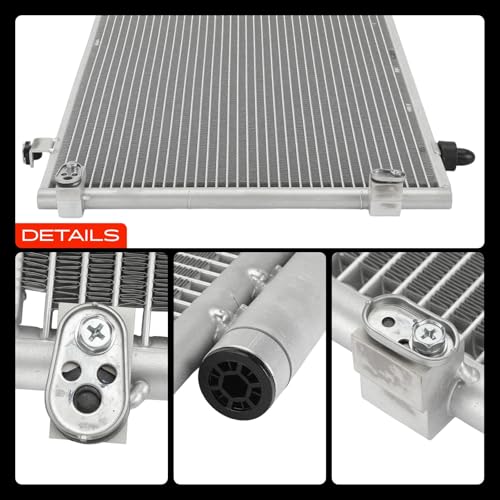 A-Premium Air Conditioning A/C Condenser Compatible with Toyota Corolla 2003-2004, Matrix 2003-2004, L4 1.8L