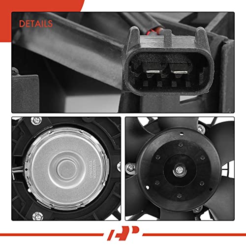 A-Premium Engine Radiator Cooling Fan Assembly Compatible with Select Dodge & Chrysler Models - Charger 2006-2008, Challenger 2008, Magnum 2005-2008, 300 2005-2008