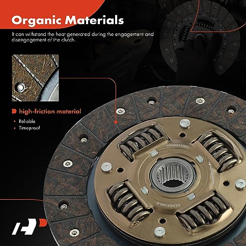 A-Premium Transmission Clutch Kit Set Compatible with Ford Ranger 1995-2011 & Mazda B2300 1995-1997/2001-2008, B2500 1998-2001, B3000 1995-2007, Replace# 52322001
