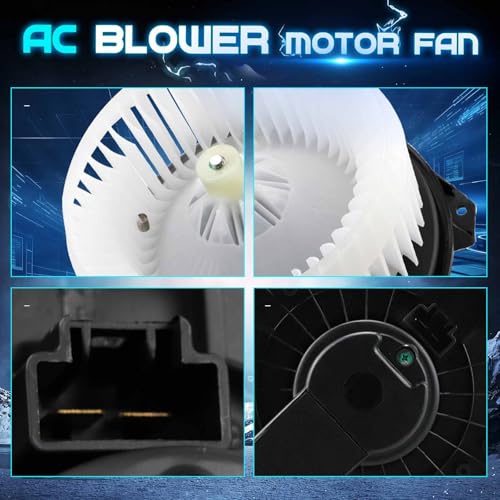Front HVAC Heater Blower Motor with Wheel Fan Cage Fits 2007-2015 Mazda CX-9, Replaces TD11-61-B10 700289