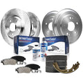 Detroit Axle - Brake Kit for 2006-2011 Honda Civic Disc Brake Rotors and