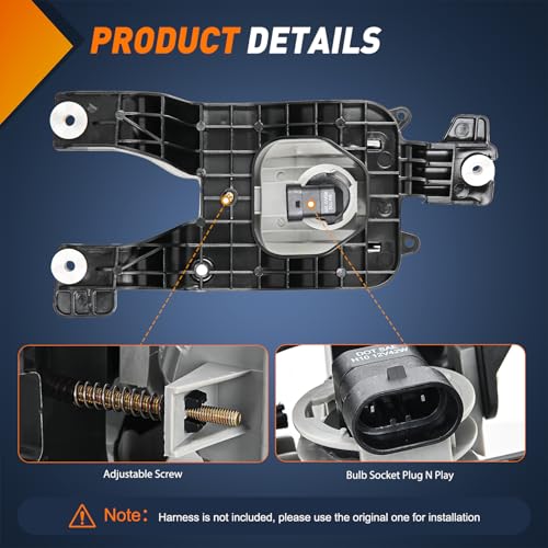 Nilight Fog Lights Assembly Compatible with 2008 2009 2010 FORD F-250 F-350 F-450 F-550 F250 F350 F450 F550 SUPER DUTY Clear Lens w/H10 12V 42W Bulbs