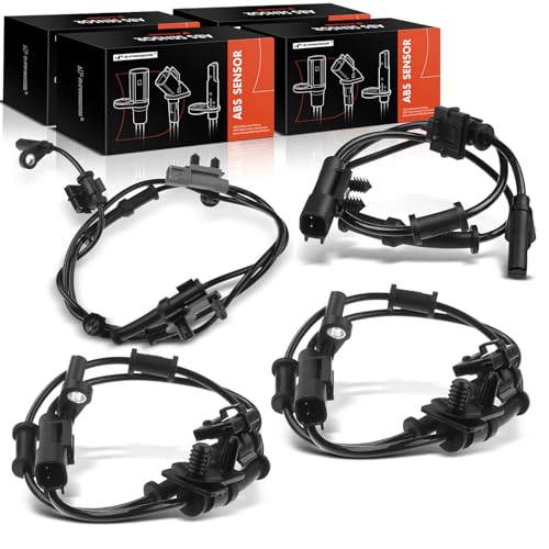 A-Premium 4PCS ABS Wheel Speed Sensor Set for Chrysler 300 & Dodge Challenger Charger, 2011 2012 2013 2014, RWD - Front & Rear Driver & Passenger Side