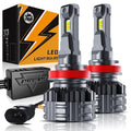 Auxbeam H11 H8 H9 Fog Light, F22 Series H11 Powersports,110W 24000LM 700% Brighter H8 Light for UTV ATV Offroad Use