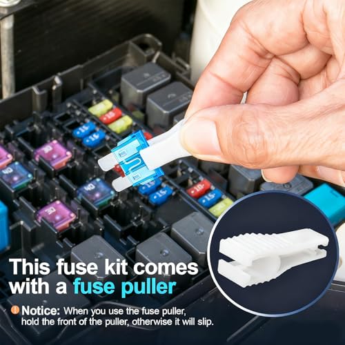 JOREST 180Pcs Fuse Kit,60 Mini Car Fuses Assortment + 60 Standard Blade Automotive Fuses + 60 Micro Fuses Auto + 1 Puller –11 Specifications: 2Amp 3A 5A 7.5A 10A 15A 20A 25A 30A 35A 40A