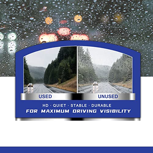 EMITHSUN OEM QUALITY 24" + 18" Premium All-Seasons Stable And Quiet Windshield Wiper Blades(Set of 2)