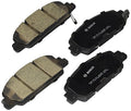 BOSCH BC1654 QuietCast Premium Ceramic Disc Brake Pad Set - Compatible with Select Honda Accord, HR-V; FRONT