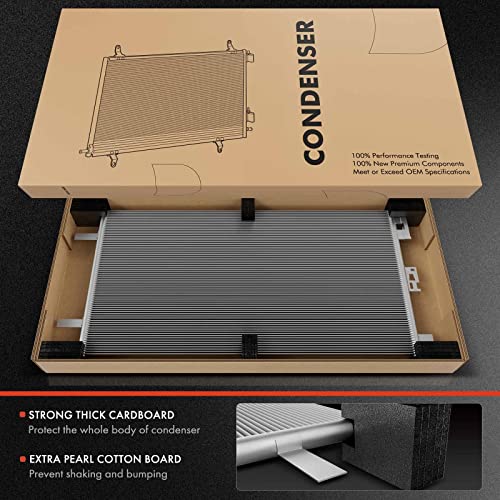 A-Premium Air Conditioning A/C Condenser Compatible with 2005-2012 Toyota Tacoma 2.7L 4.0L, Replace# 8846004210