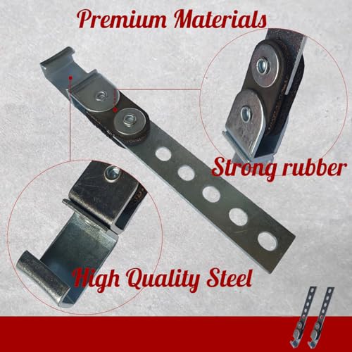 2Pcs Universal Exhaust Hanger Open End Swivel Muffler Hanger Bracket