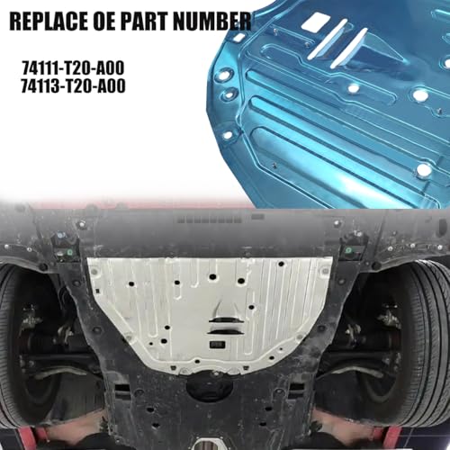 74111-T20-A00 Engine Splash Shield Guard Under Car Cover Board Compatible with Honda Civic 2022-2026, Replacement 74111T20A00