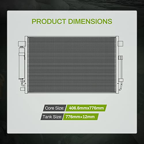 AUTOSAVER88 A/C AC Condenser Air Conditioning Condenser Compatible with 2007-2018 Altima 2009-2021 Maxima 2.5 3.5 L4 V6