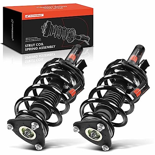 A-Premium Front Pair (2) Complete Strut & Coil Spring Assembly with Volvo C30 2007-2013, C70 2008-2013, S40 2004-2011, V50 2005-2011, Driver & Passenger