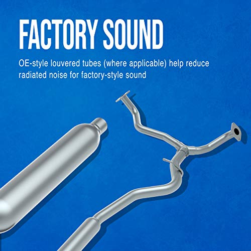 Walker 50427 Direct Fit Exhaust Resonator and Pipe Assembly 2.375" Outlet (OD) for Toyota Tundra