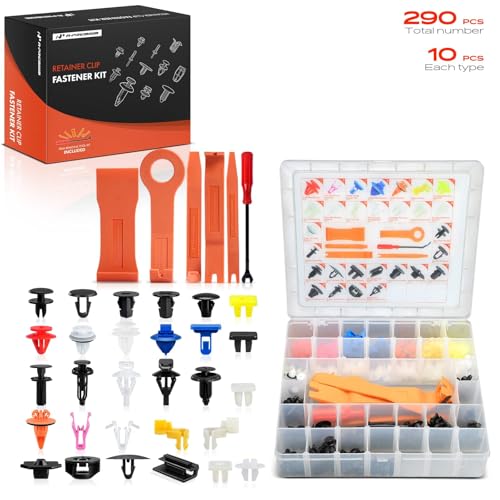 A-Premium 290PCS Retainer Clip Kit Compatible with 2005-2015 Toyota Tacoma