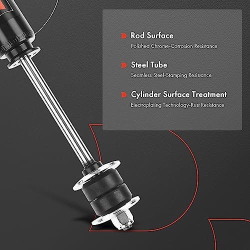 A-Premium Front Pair (2) Shock Absorber Compatible with Dodge Ram 1500 2002 2003 2004 2005 2006 2007 2008, RWD, Driver and Passenger Side