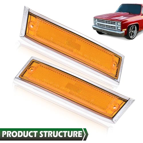 GRAND ORANGE Marker Lights Fit Blazer/Jimmy/Suburban C/K R Truck 1981-1991