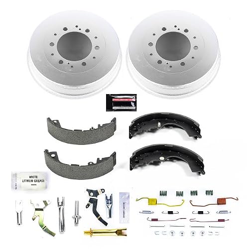 Power Stop Brake Kit For 2005-2022 Toyota Tacoma - Autospecialty Rear Replacement Brake Kit - 6 Lug OE Brake Drums & Brake Shoes, KOE15389DK