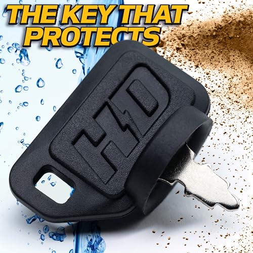 HD Switch OEM Upgrade Starter Ignition Key Switch fits Scag 48798 Turf Tiger & More - Ultimate Dual Dust Protection System Upgrade - w/ 2 Keys & Free Carabiner