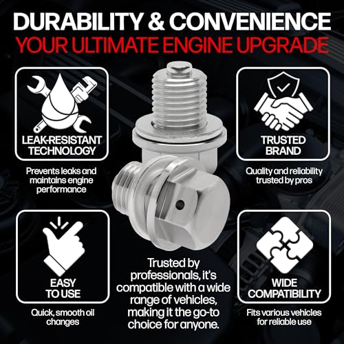 M14x1.5MM Magnetic Engine Oil Drain Plug High-Temperature Neodymium Magnet