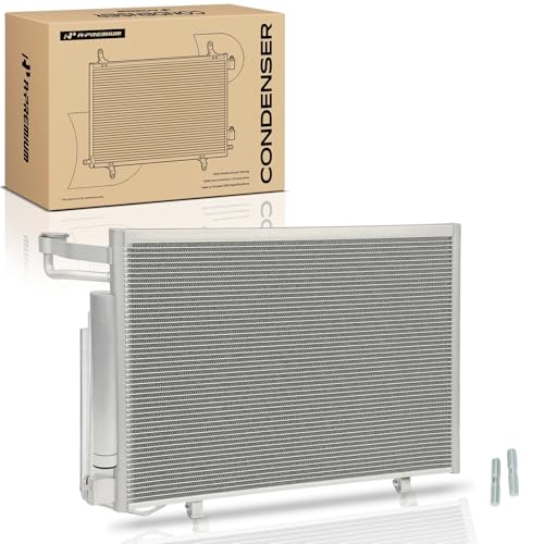 A-Premium Air Conditioning A/C Condenser Compatible with Ford Fiesta 2011 2012 2013, L4 1.6L, Replace# BE8Z19712A