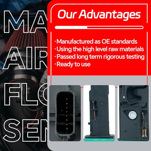 AdvanEX Mass Air Flow Sensor Meter MAF Compatible with Chevrolet Cruze Sonic 1.4L 1.8L Trax 1.4L Cruze Limited 1.4L 1.8L & Buick Encore 1.4L Verano Replace OE 0280218419 ONLY