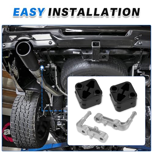 Lazenta 68275662AB Exhaust Bracket Muffler Support Rubber Isolator Hanger Assembly Rear Left & Right Compatible with 2019-2025 Ram 1500 3.0L 5.7L 6.2L, Driver Passenger Side 4PCS