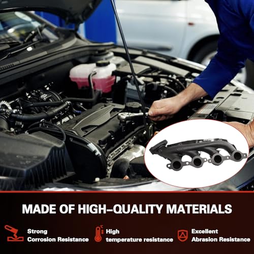 ZHRUIHAN Right Exhaust Manifold Kit with Includes Required Gaskets And Hardware Compatible with Escalade Avalanche Cheyenne Express Silverado Suburban Tahoe 674-732 EPA Complian