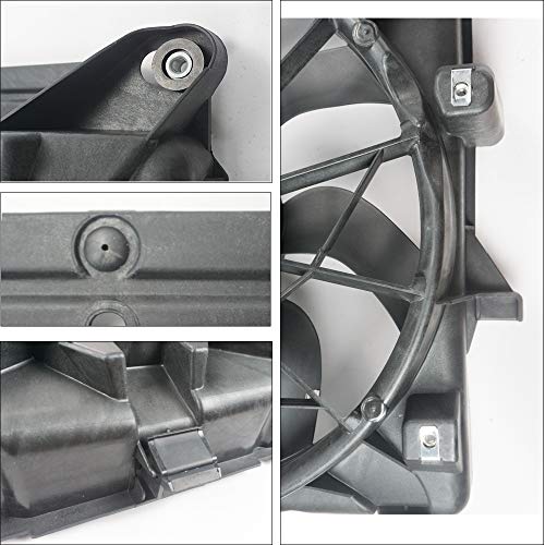 Focreedy GM01 Dual Radiator Electric Fan for Silverado Tahoe 05-14 620-654