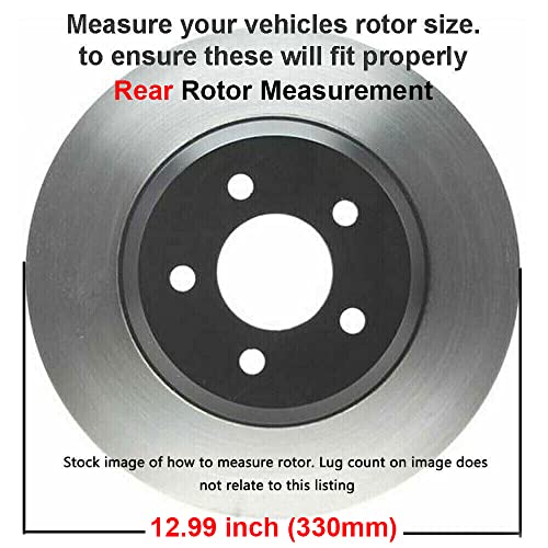 Detroit Axle - Brake Kit for 2012-2019 Ford Flex 2011-2019 Taurus Explorer