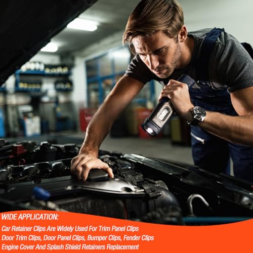 Niteguy 390Pcs Subaru Car Plastic Rivets Fasteners Push Retainer Kit,18 Most Popular Sizes Auto Push Pin Rivets, for Subaru Toyota Body Interior and Exterior Retainer Fastener Clip - 2 Years Warranty
