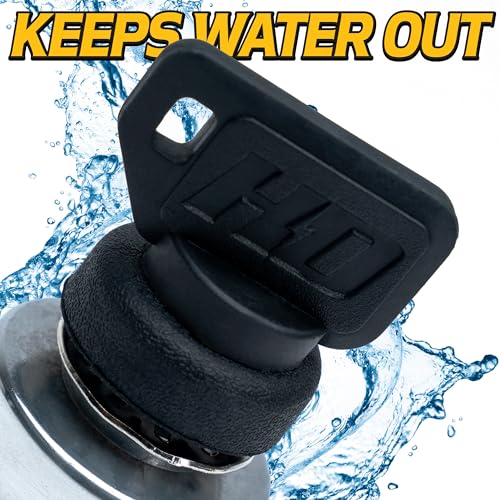 HD Switch OEM Upgrade Starter Ignition Key Switch fits Scag 48798 Turf Tiger & More - Ultimate Dual Dust Protection System Upgrade - w/ 2 Keys & Free Carabiner