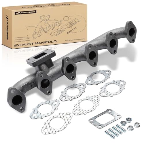 A-Premium Exhaust Manifold Kit W/Gaskets & Nuts & Bolts [5.9L] Compatible with Dodge Ram 2500 3500 2004-2009