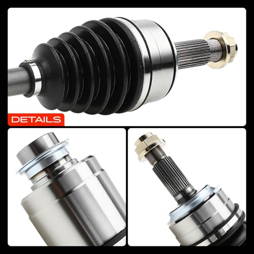 A-Premium Front Right Passenger Side CV Axle Shaft Assembly Compatible with Honda Accord 2008-2017 2.4L, Civic 2014 1.8L & Acura TSX 2009-2014 2.4L, Replace# 44305TA0A50, 44305T2AA50