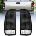 Nilight Taillight Assembly Compatible with 1997 1998 1999 2000 2001 2002 2003 2004 2005 2006 2007 Ford F150 Styleside F250 F350 F450 F550 Super Duty Smoke Rear Tail Light Lamp OE Style Pair