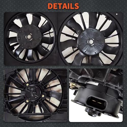 labwork Radiator Cooling Fan Replacement for Chevrolet Malibu 2004-2012 Replacement for Pontiac G6 2005-2010 620610