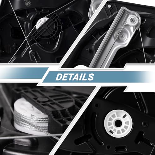Aumzong Window Regulator Driver Side Without Motor for Front Left Side Compatible with Hyundai Elantra 2011-2016 Sedan Only - Replace 824713Y010 Power Window Regulator